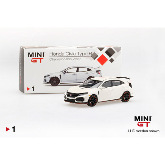 Mini GT 1 Honda Civic Type R Championship White MGT00001-L 1/64 Diecast