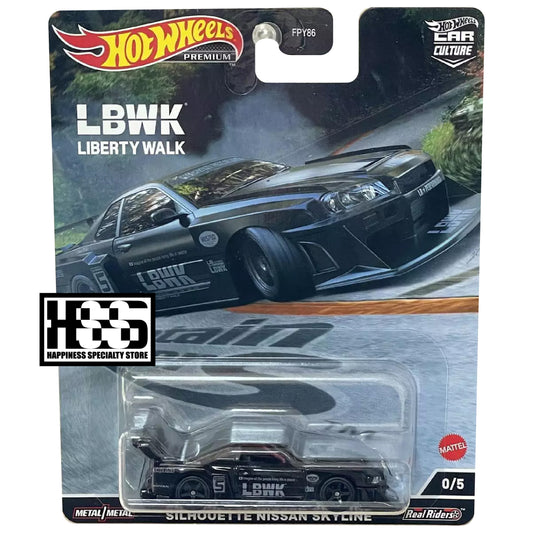 Hot Wheels Nissan LB ER34 Super Silhouette Skyline Chase Black 2022 Car Culture Mountain Drifters LBWK