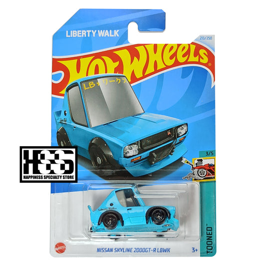 Nissan Skyline 2000GT-R LBWK Sky Blue 2024 Tooned Hot Wheels