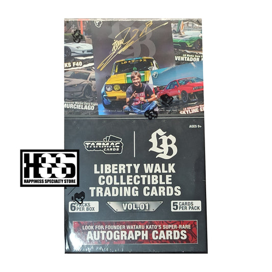 Tarmac Works Tarmac Cards Liberty Walk Collectible Trading Cards Vol.01 LBWK Box